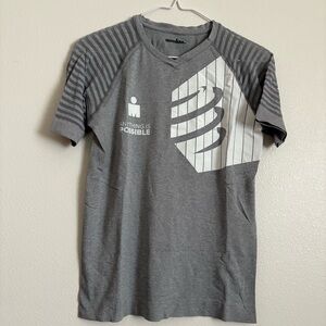 IRONMAN Active Women's Gray Workout Shirt Size Small